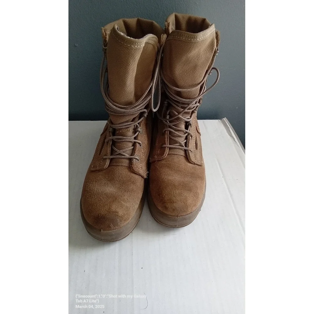 Military Style Boots Combat‎ Tactical Work Hiking Suede Leather